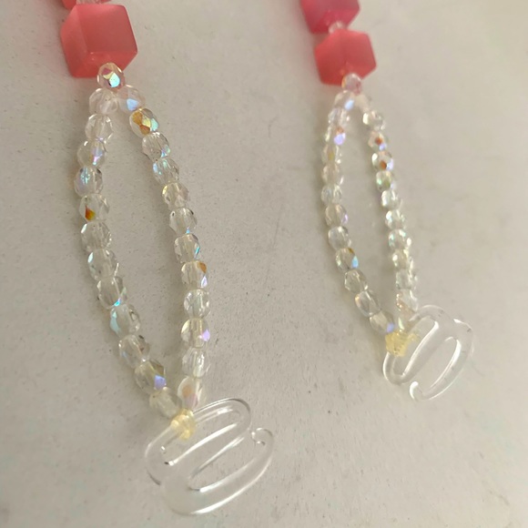 Crystal like bra straps with elastic , NWOT - Picture 2 of 8